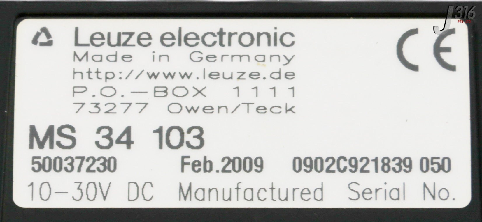 31093 LEUZE ELECTRONIC MODULAR INTERFACING UNIT, 50037230 (NEW) MS